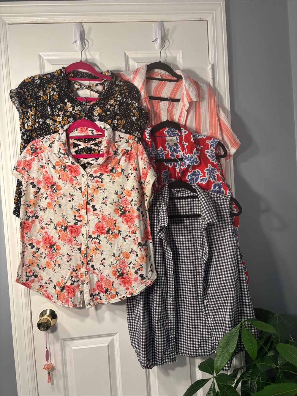 Women’s Stylish Shirt Bundle – 5 Pieces | Size XL | Floral & Trendy Prints